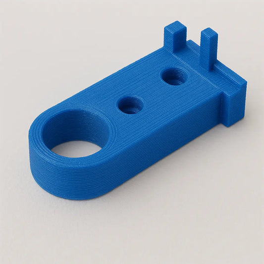  blå 3d printad prototyp